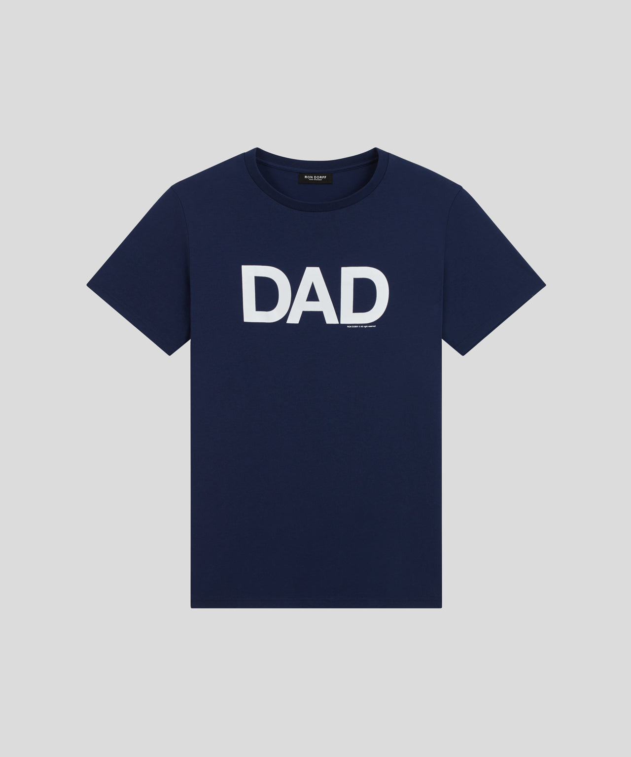 Organic Cotton T-Shirt "DAD": Navy
