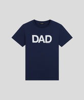 Organic Cotton T-Shirt "DAD": Navy