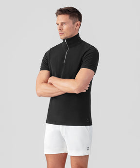 Cotton Piqué RD Polo: Black