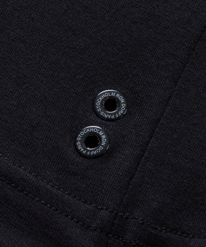 V Neck T-Shirt Eyelet Edition: Black