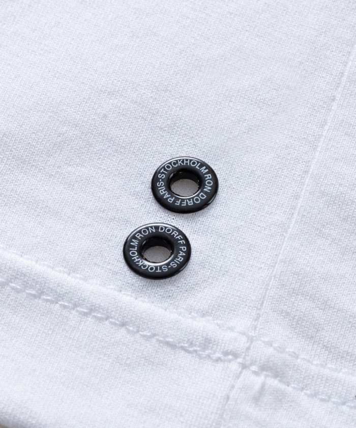 Crew Neck T-Shirt Eyelet Edition: White