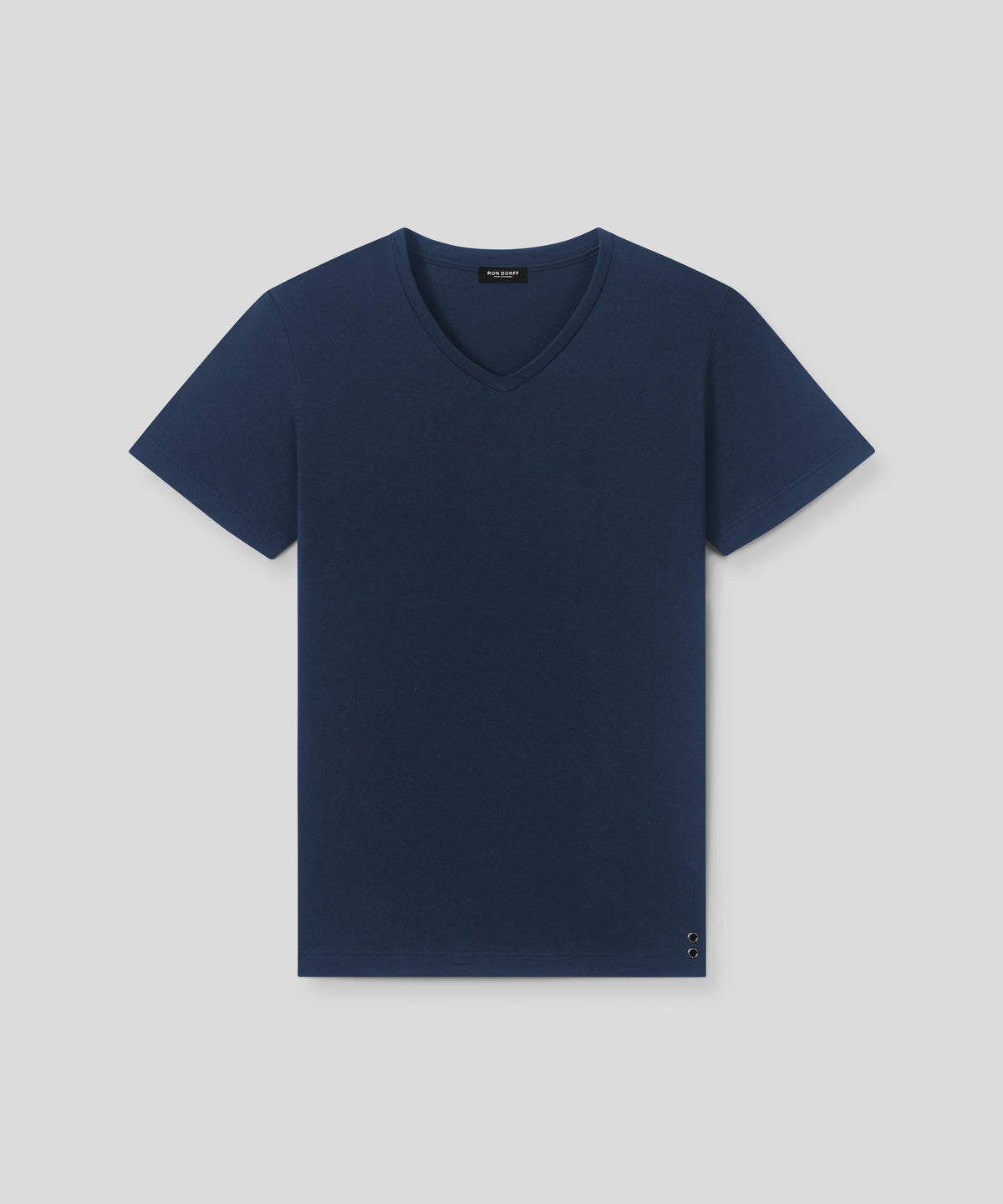 T-Shirt Eyelet Edition V Neck: Navy