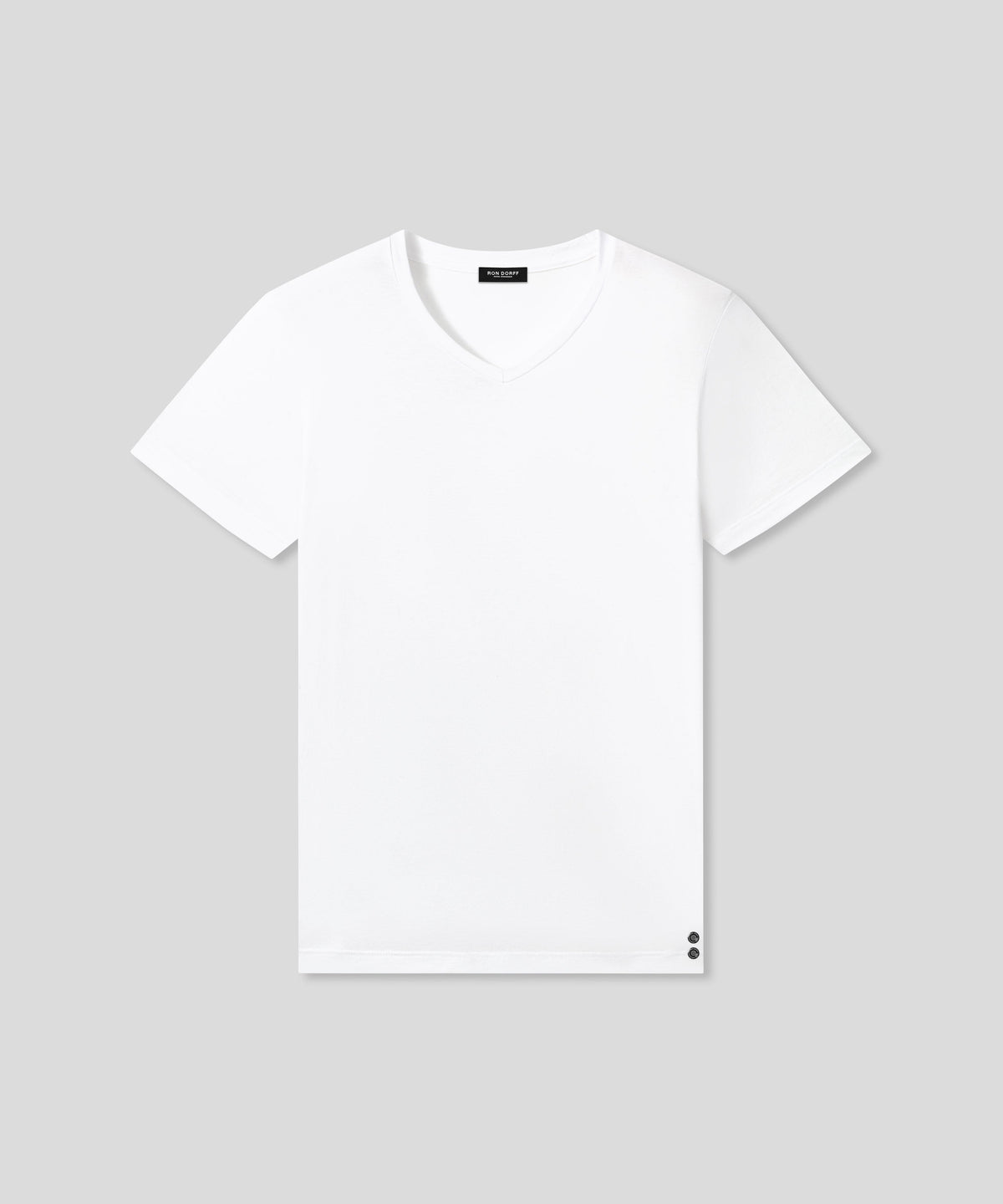 T-Shirt Eyelet Edition V Neck: Optic White