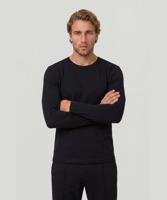 Long Sleeve T-Shirt Eyelet Edition: Black