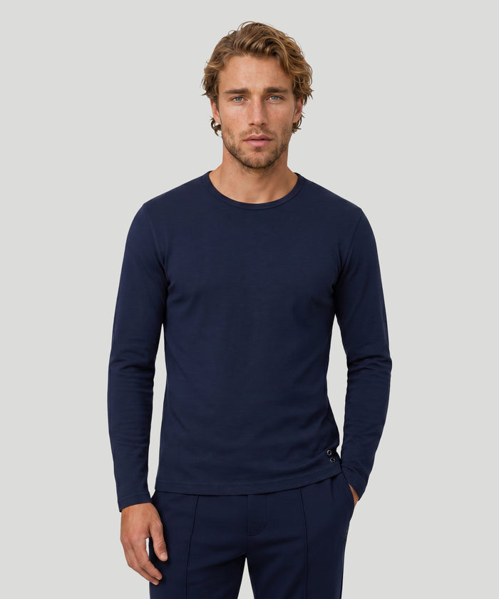Long Sleeve T-Shirt Eyelet Edition: Navy