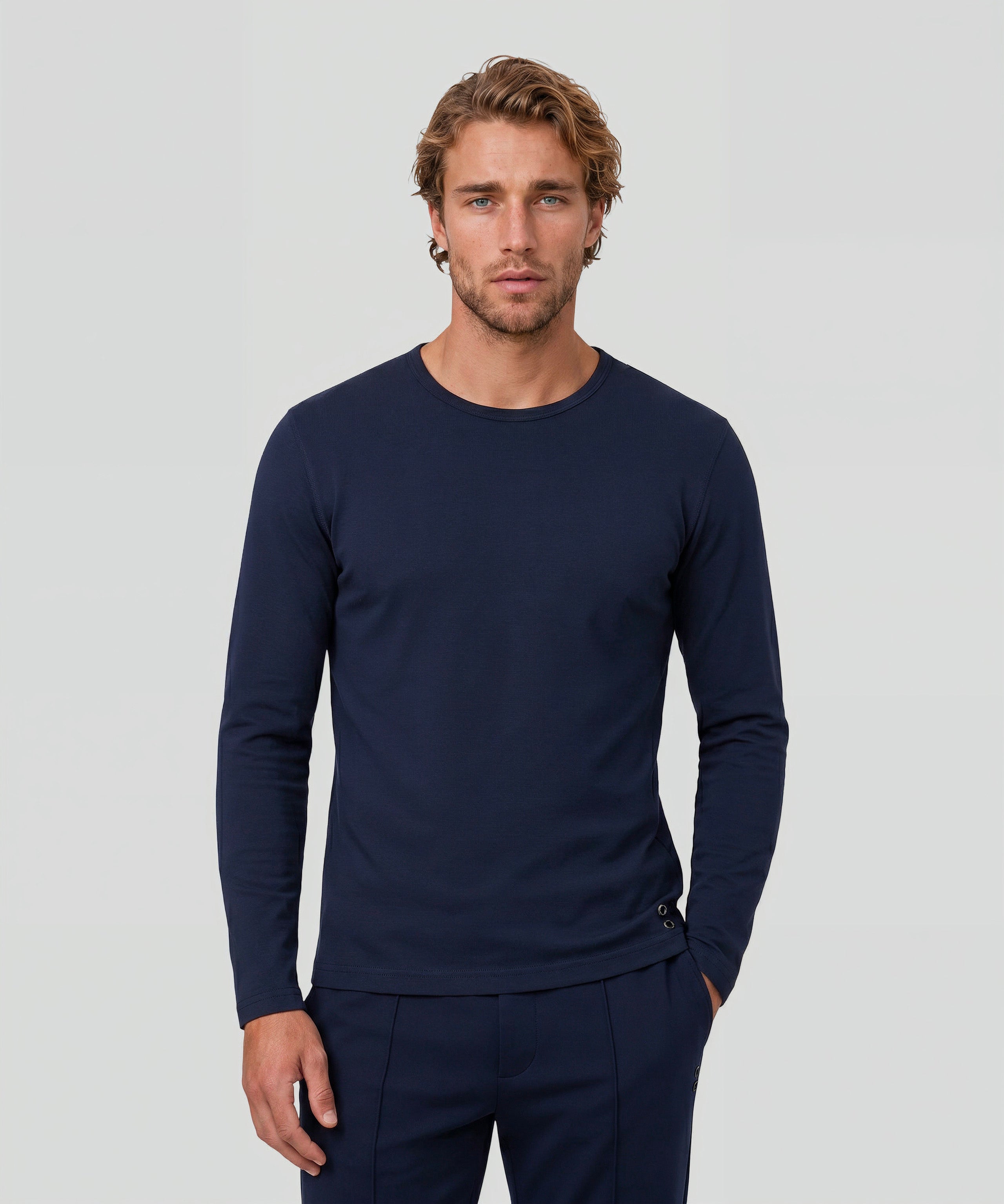 Long Sleeve T-Shirt Eyelet Edition: Navy