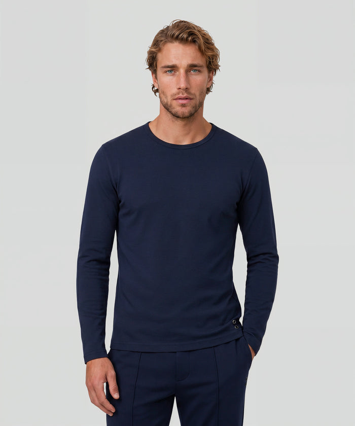 Long Sleeve T-Shirt Eyelet Edition: Navy