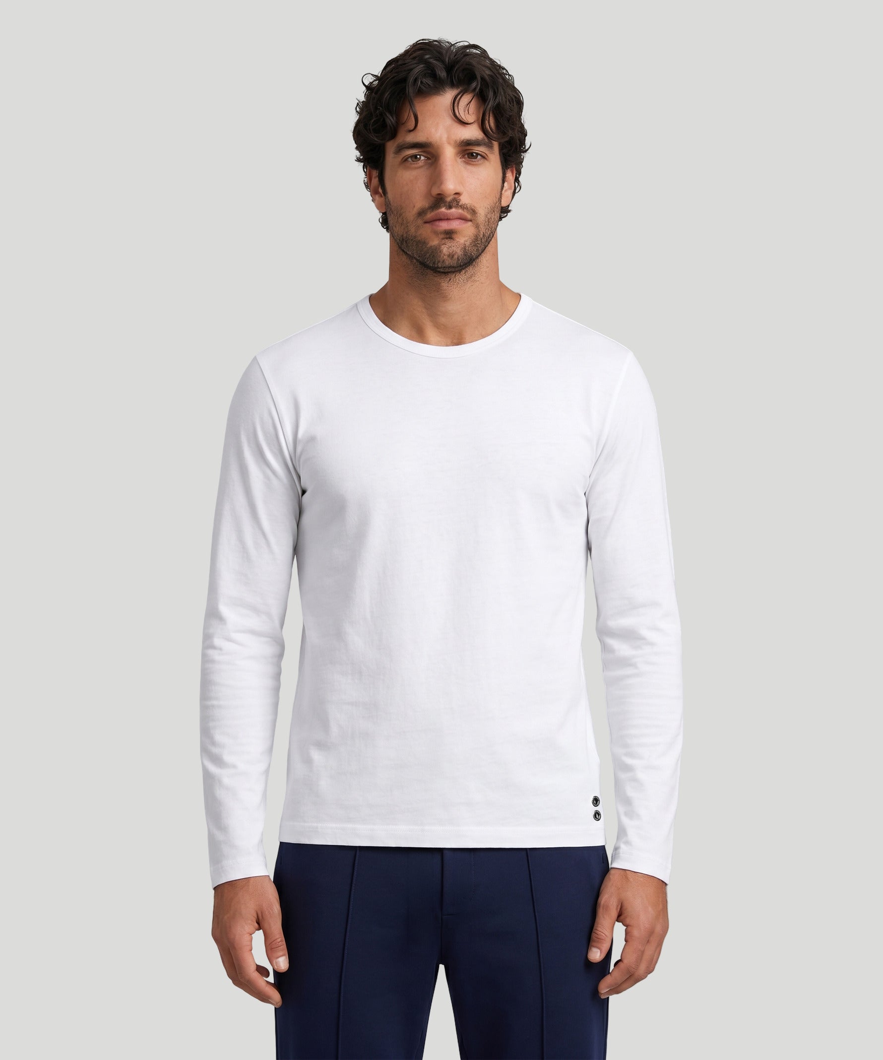 Long Sleeve T-Shirt Eyelet Edition: White