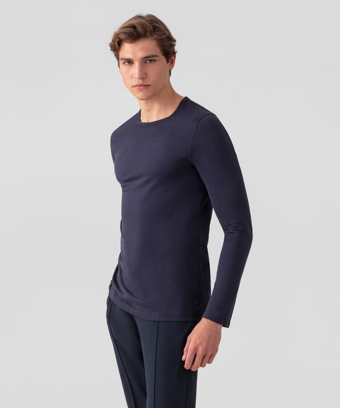 Long Sleeve T-Shirt Eyelet Edition: Navy