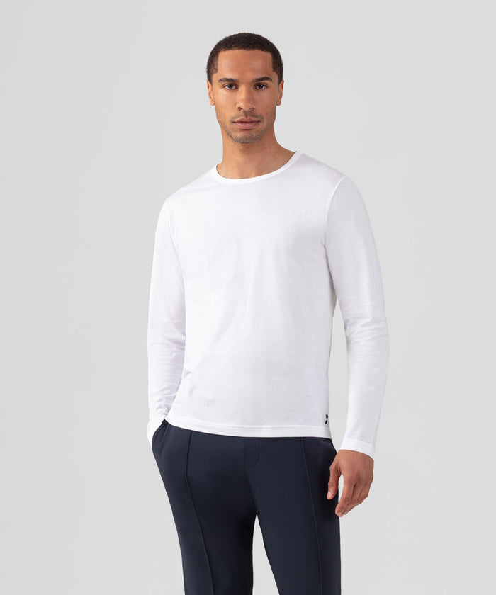 Long Sleeve T-Shirt Eyelet Edition: White