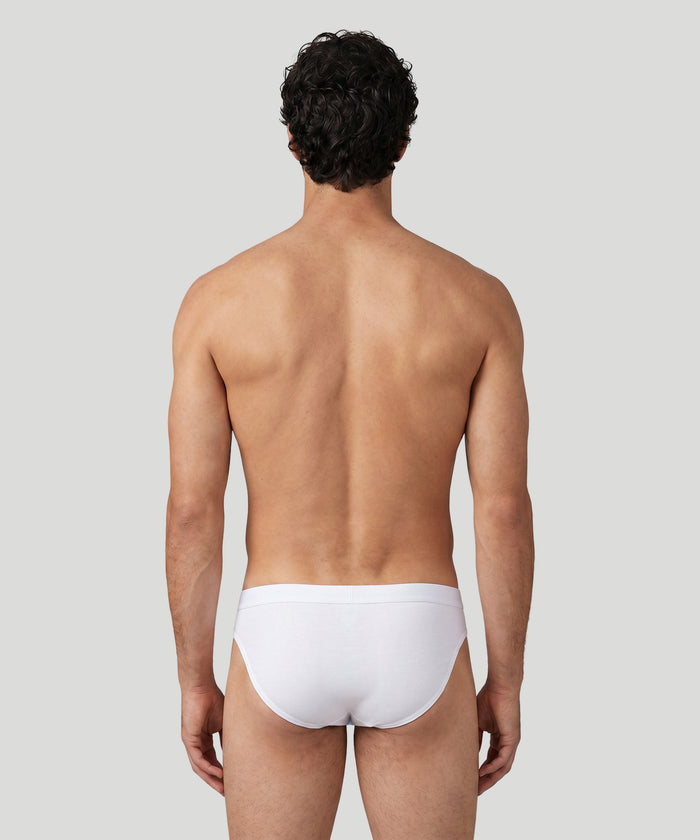 Slim Y-Front Briefs: White