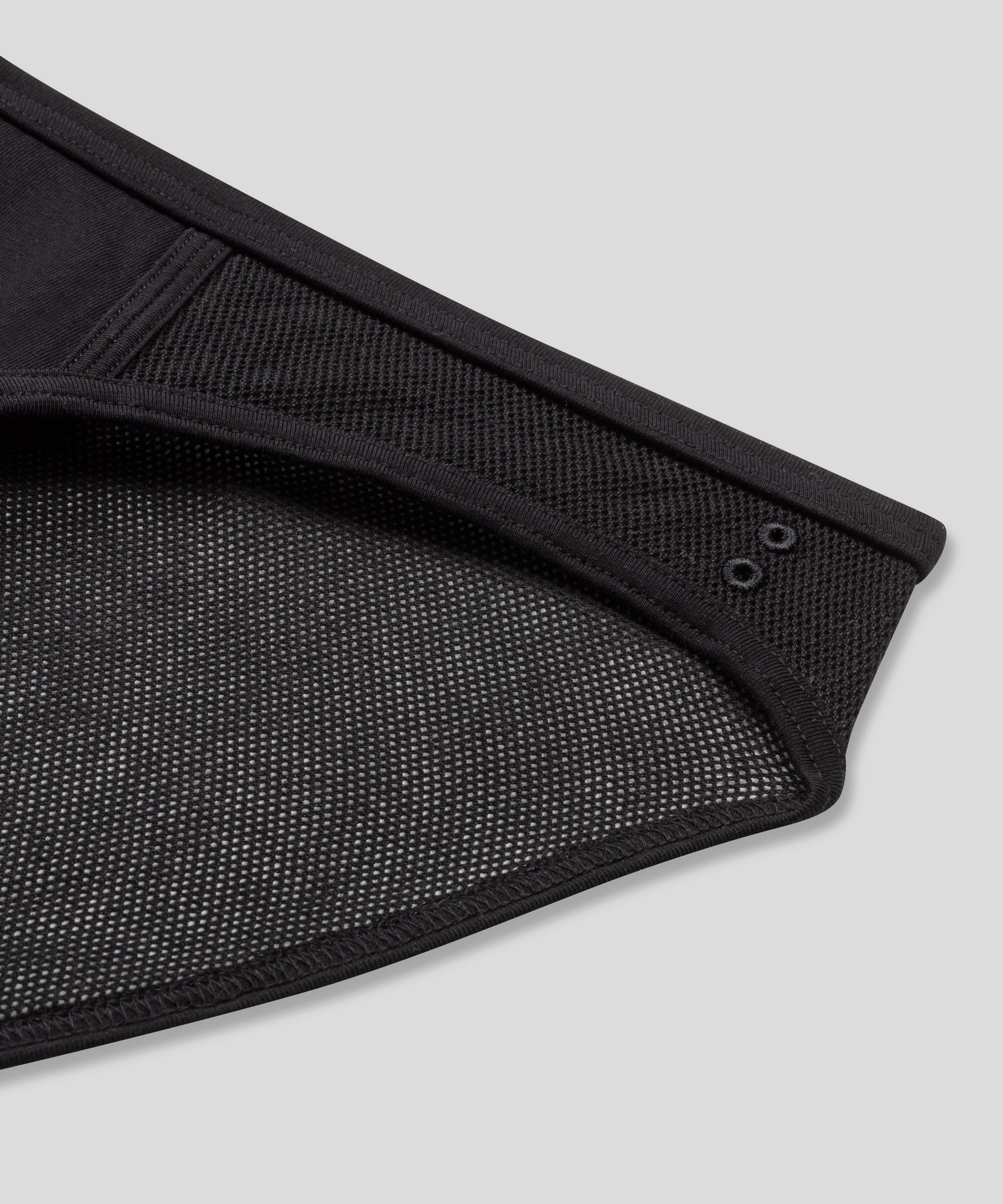 Mesh Slim Y-Front Briefs: Black