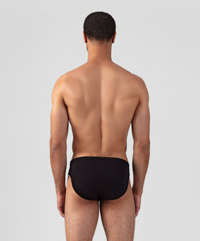 Slim Y-Front Briefs: Black