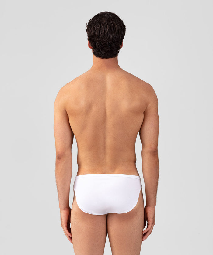 Slim Y-Front Briefs: White