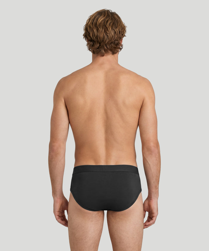 RON DORFF Y-Front Briefs: Black