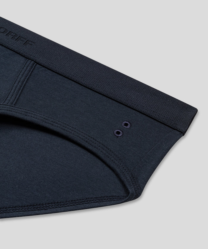 RON DORFF Y-Front Briefs: Navy
