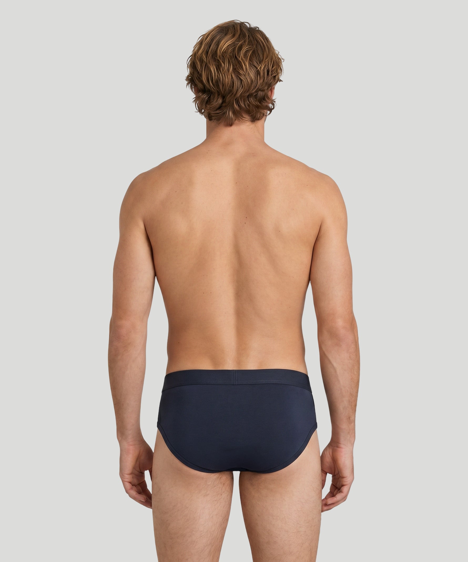 RON DORFF Y-Front Briefs: Navy