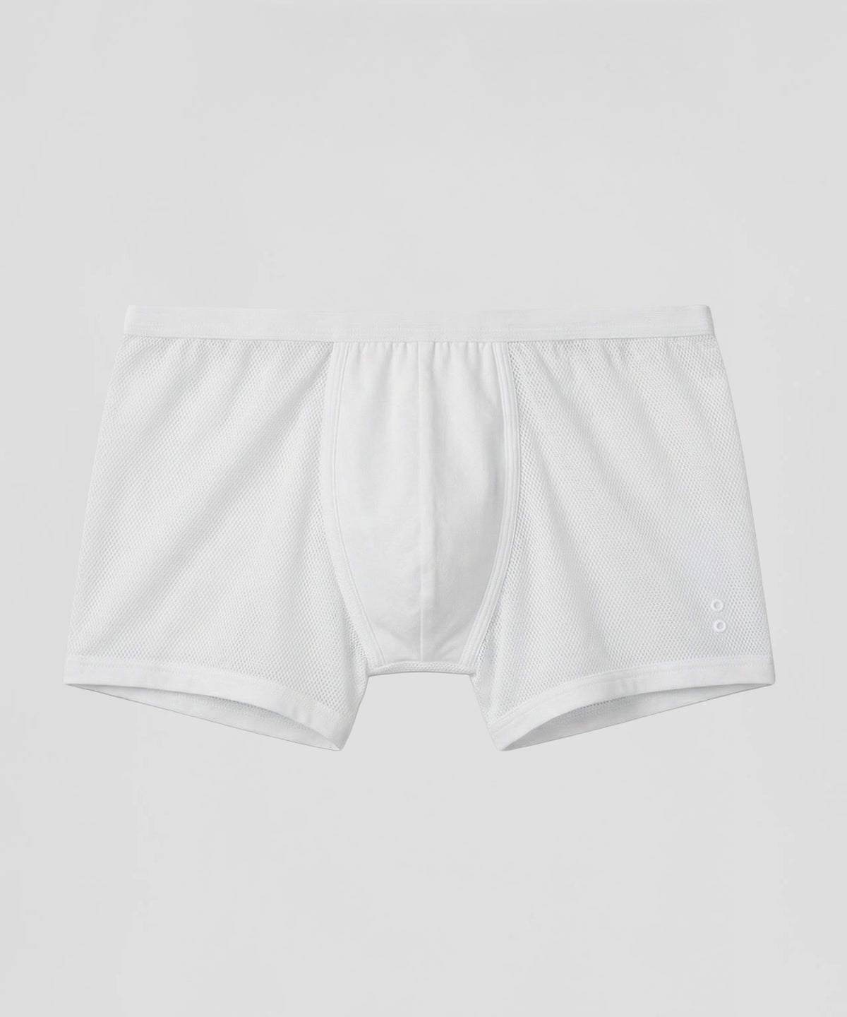 Mesh Boxer Briefs: White
