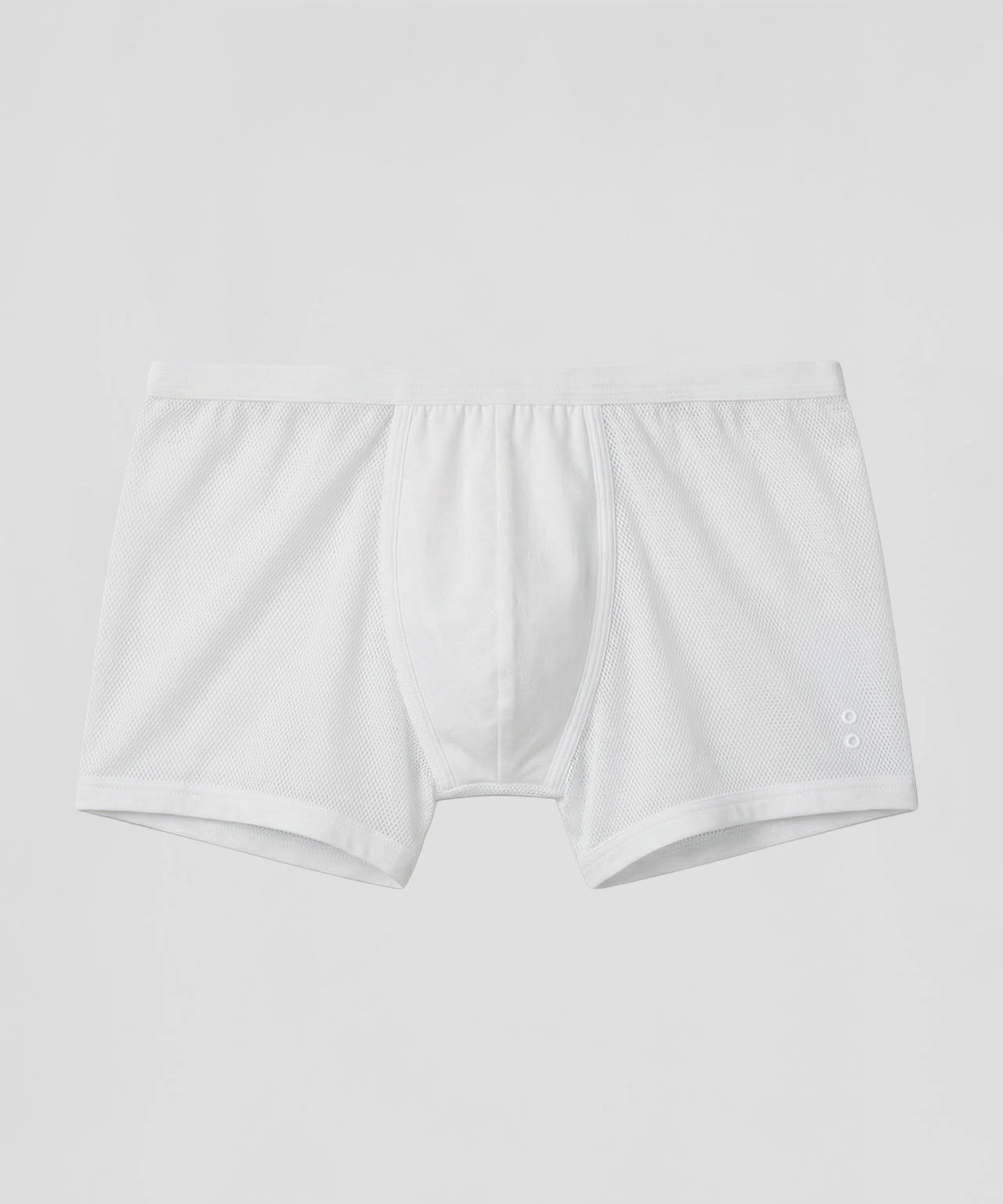 Mesh Boxer Briefs: White