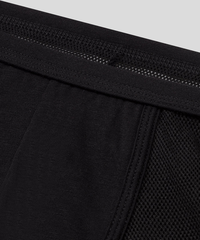 Mesh Marathon Boxer Briefs: Black