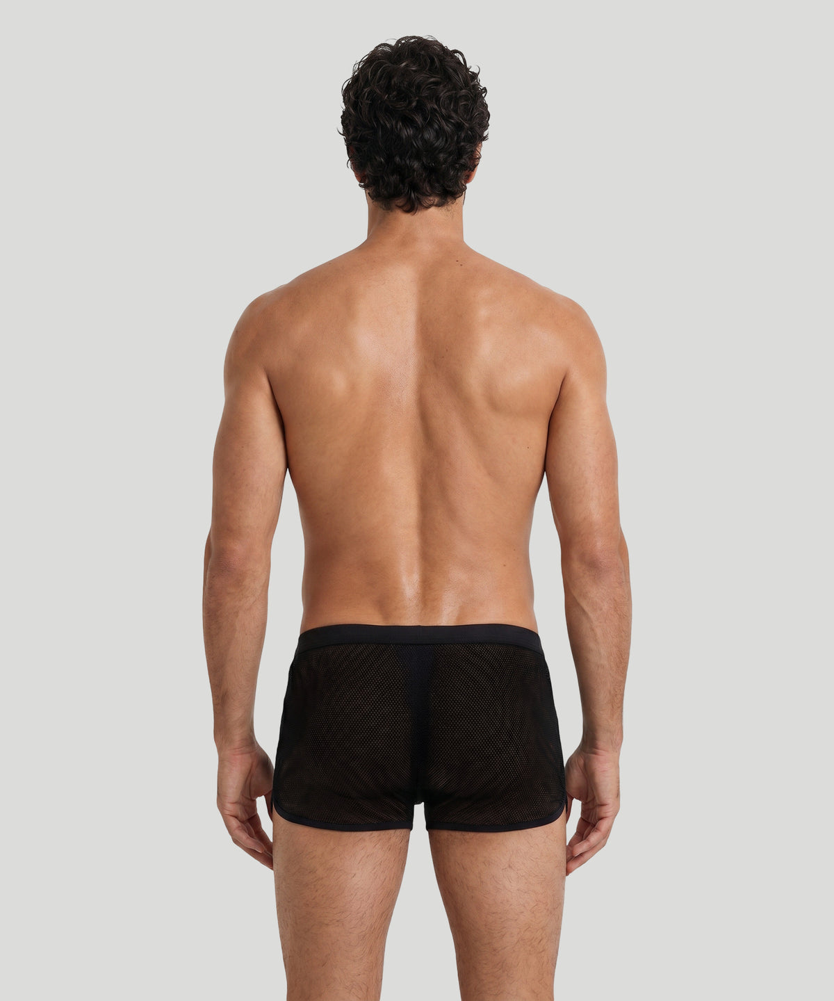 Mesh Marathon Boxer Briefs: Black