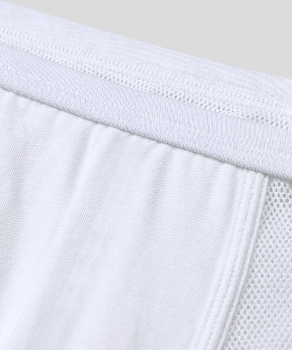 Mesh Marathon Boxer Briefs: White