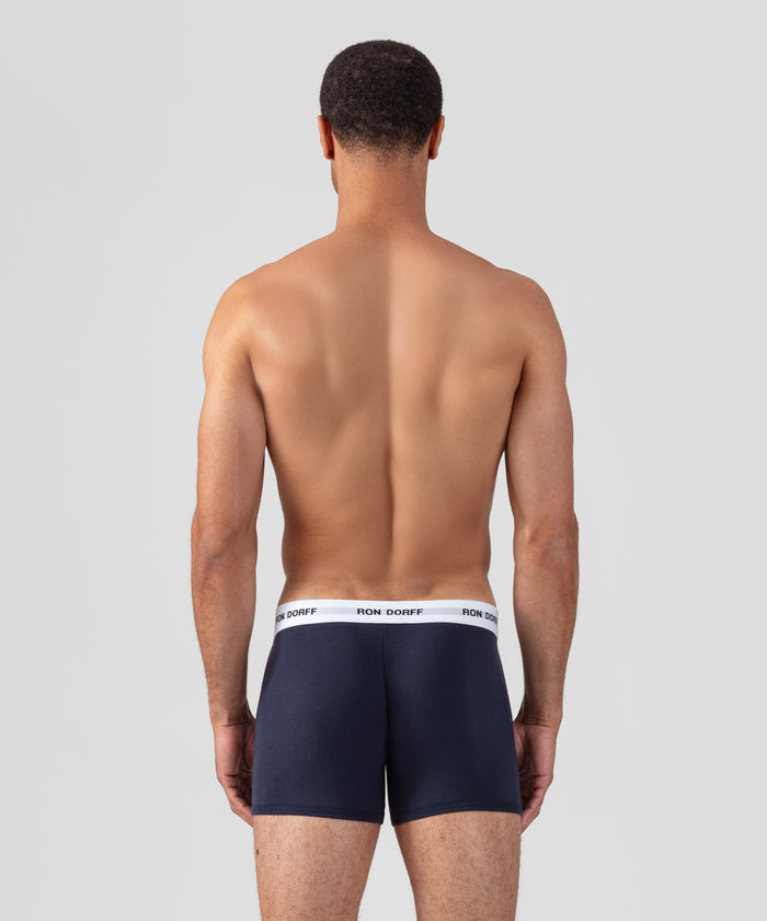 RON DORFF Boxer Briefs Kit: Navy/White/Black