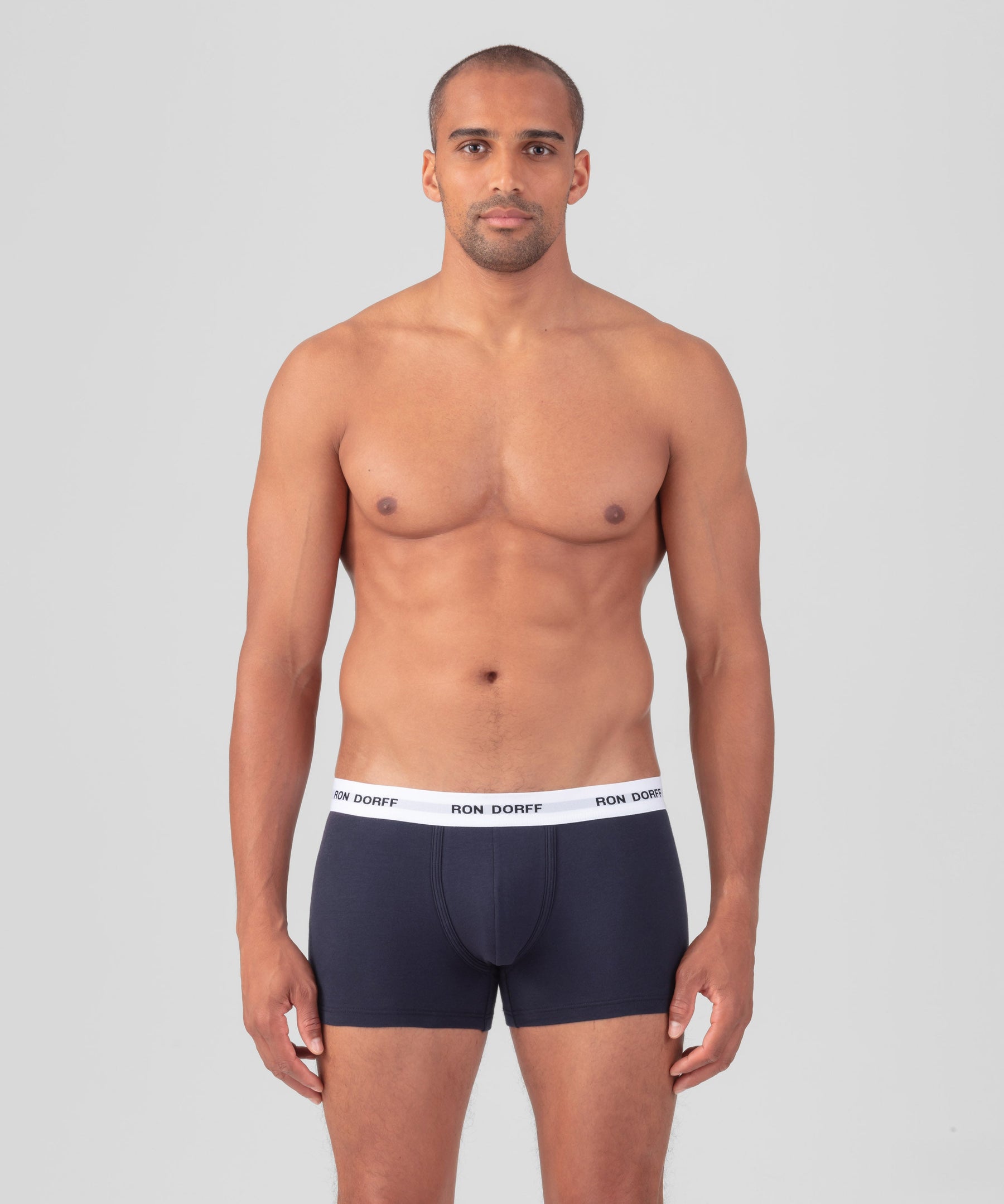 RON DORFF Boxer Briefs Kit: Navy/White/Black