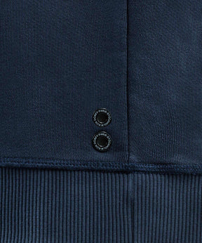 Eyelet Edition Sweatshirt: Navy