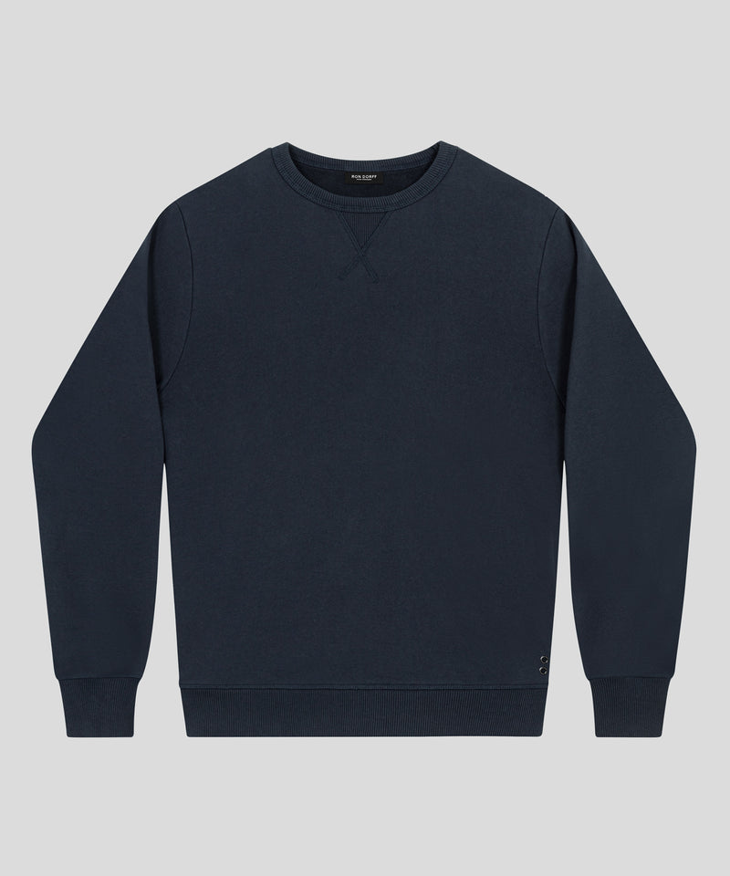 Eyelet Edition Sweatshirt: Navy