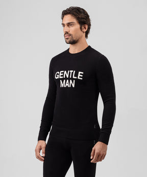 Cashmere Sweatshirt "GENTLE": Black
