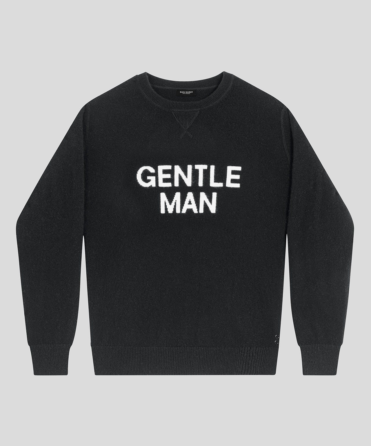 Cashmere Sweatshirt "GENTLE": Black
