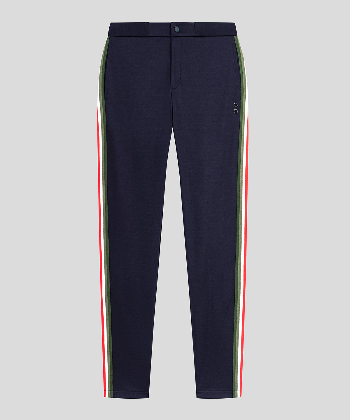 Track Pants w. Side Lines: Navy