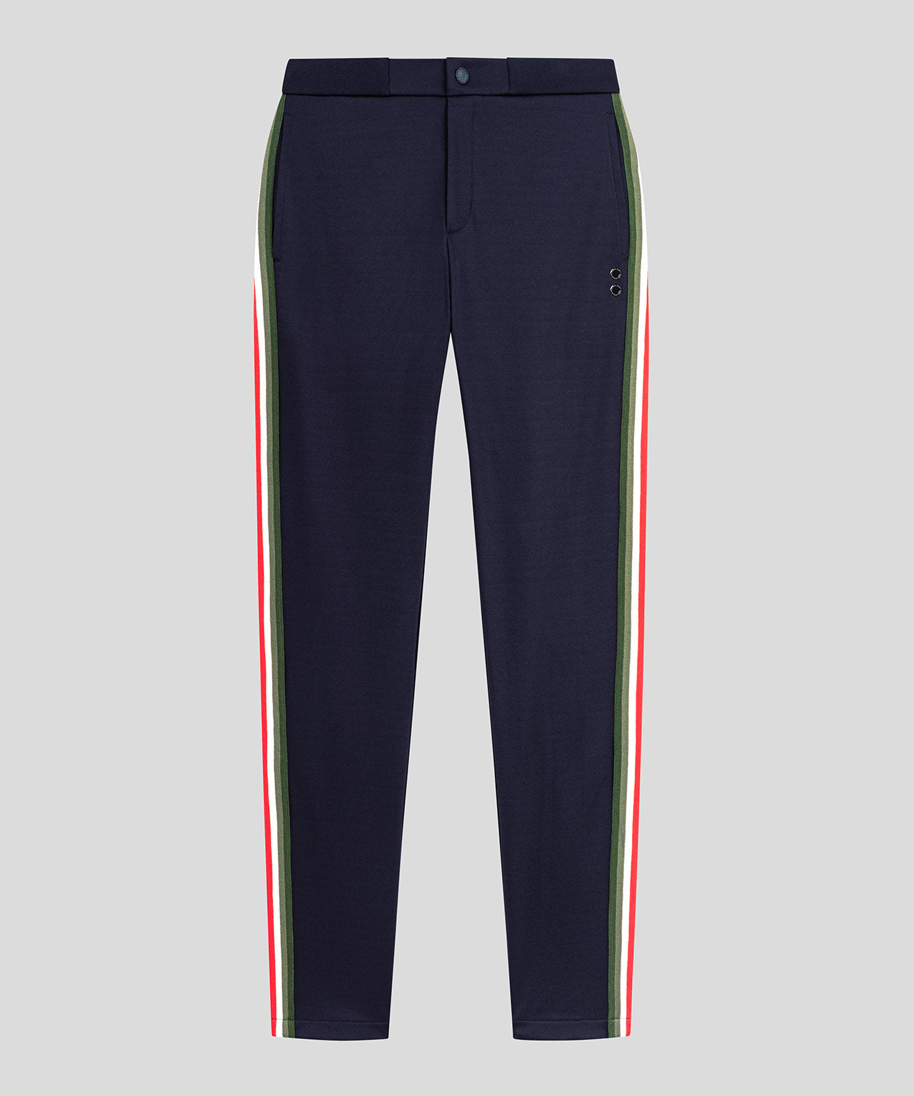 Track Pants w. Side Lines: Navy