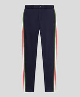 Track Pants w. Side Lines: Navy