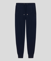 Cotton Cashmere Pants: Navy