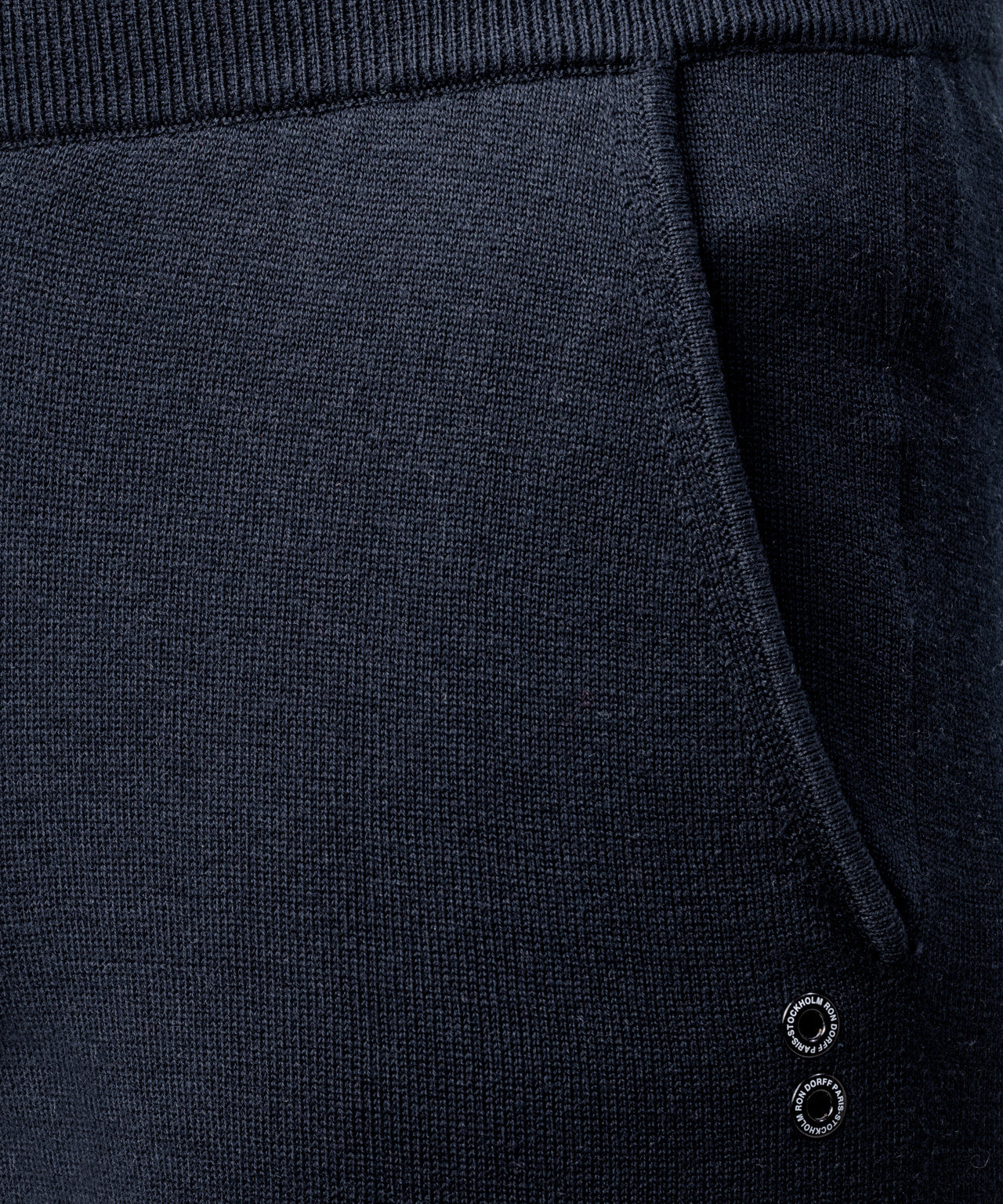 Cotton Cashmere Pants: Navy