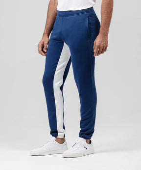Jogging Trousers w. Side Lines: Viking Blue