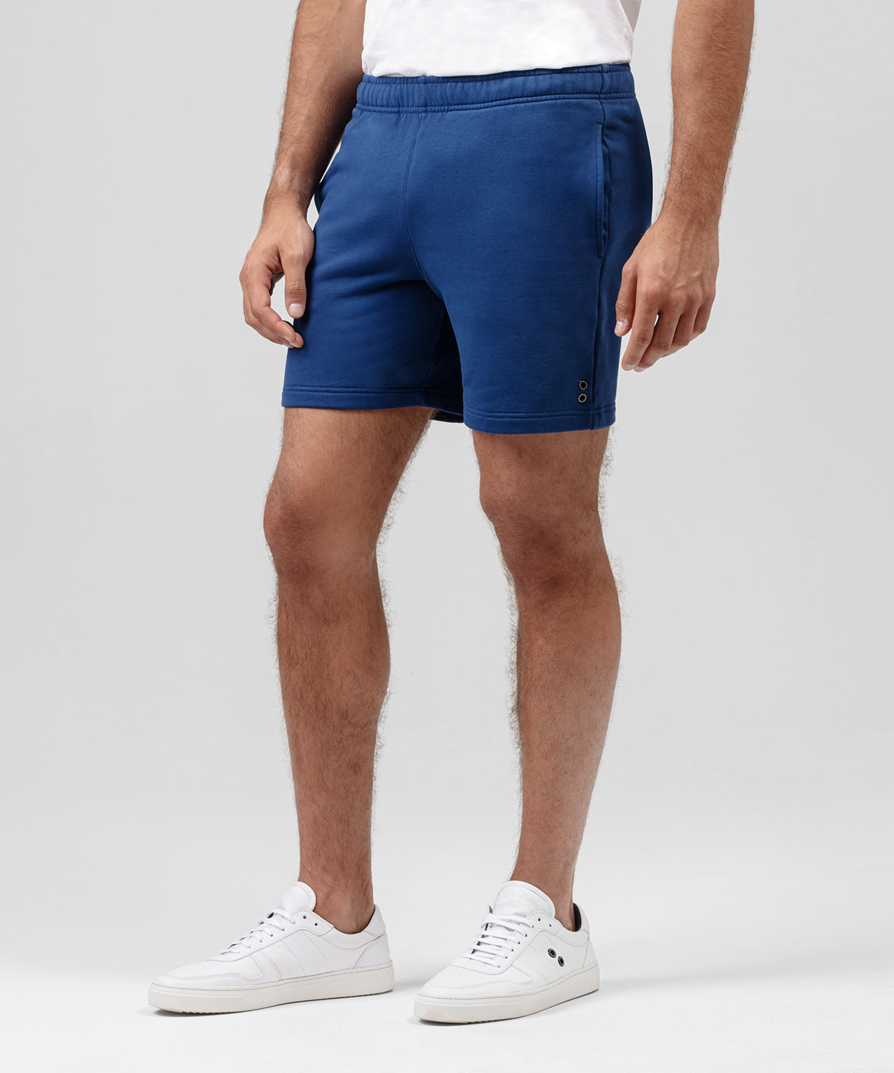 Organic Cotton Jogging Shorts: Viking Blue