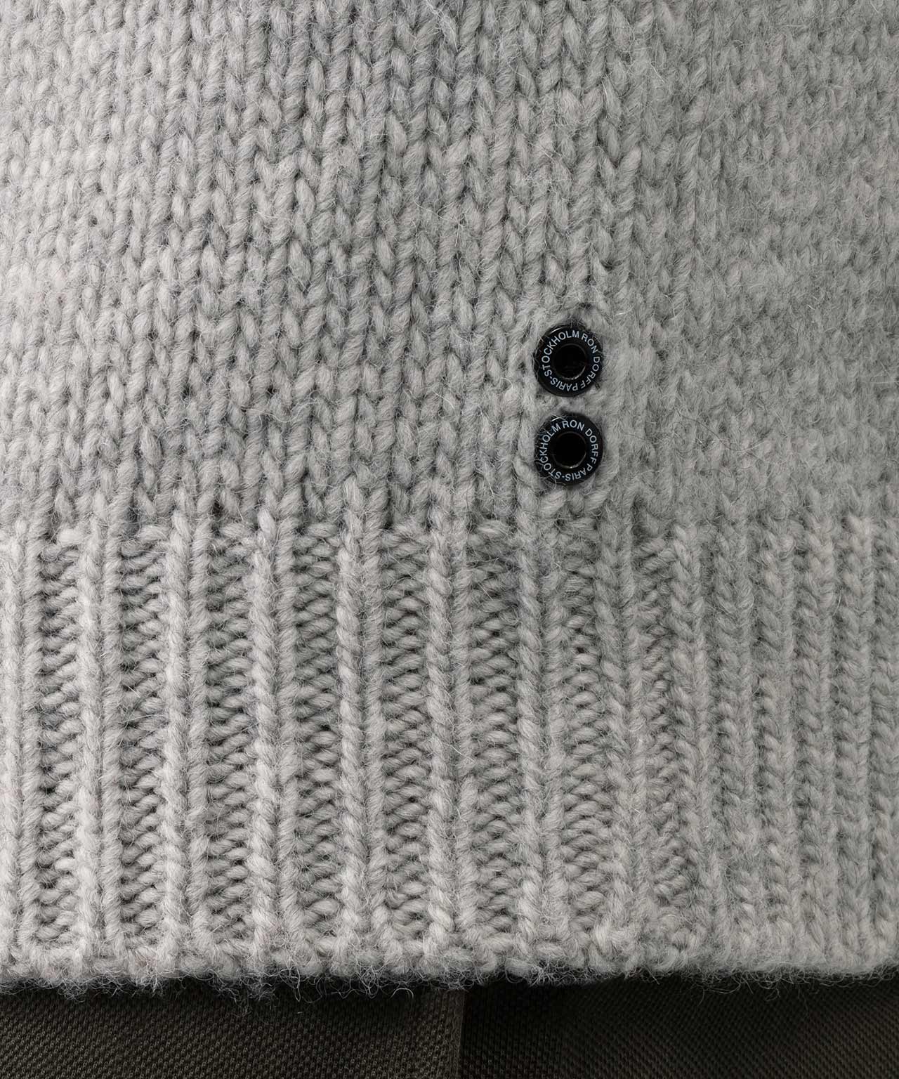 Nordic Fisherman Sweater: Natural Grey