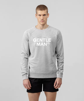 Sweatshirt "GENTLE": Grey Melange