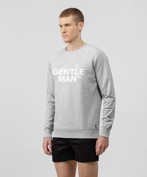 Sweatshirt "GENTLE": Grey Melange
