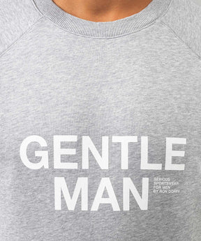Sweatshirt "GENTLE": Grey Melange