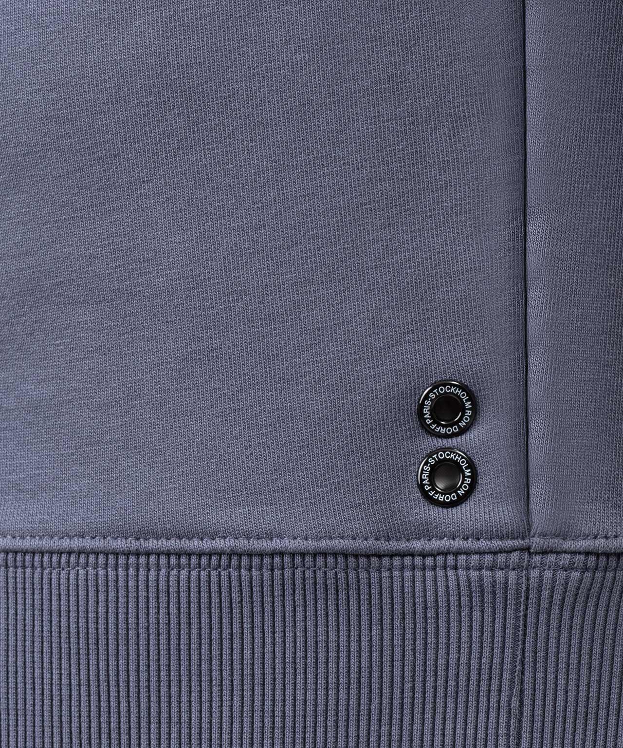Organic Cotton Sweatshirt "80": Basalt Blue