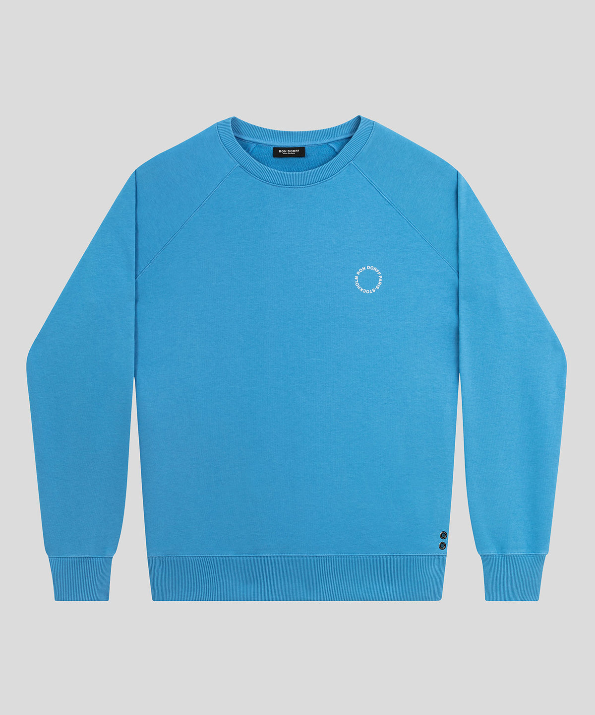 Organic Cotton Sweatshirt: Glacial Blue