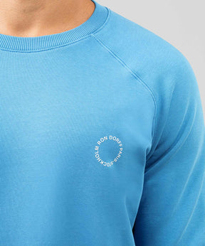 Organic Cotton Sweatshirt: Glacial Blue