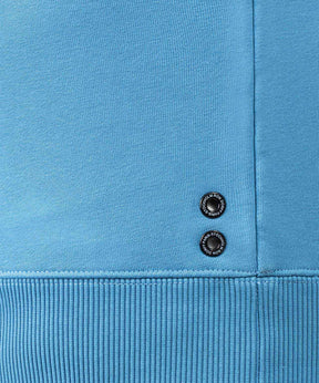 Organic Cotton Sweatshirt: Glacial Blue