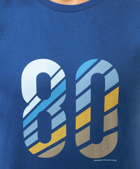 Sleeveless T-Shirt "80": Viking Blue