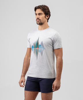 Organic Cotton T-Shirt Swede Nature: Grey Melange