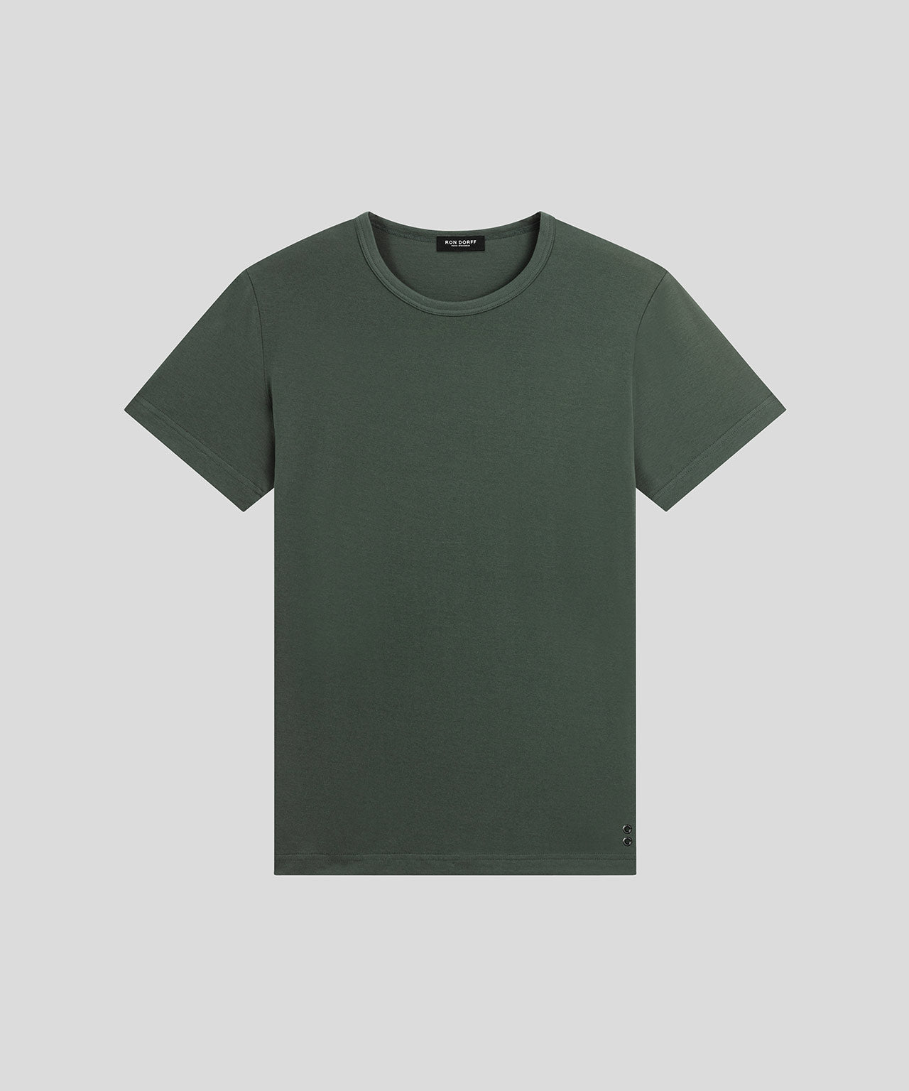 Crew Neck T-Shirt Eyelet Edition: Military Green